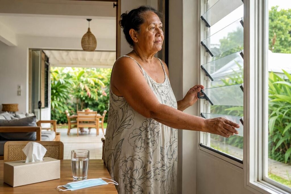 Lorsque la grippe à Tahiti sévit, il est prudent d'aérer sa maison et de prendre certaines mesures de prévention