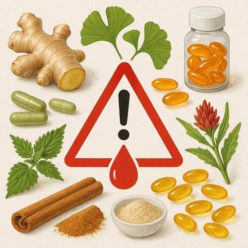 Compléments alimentaires à éviter ou surveiller avec un traitement anticoagulant