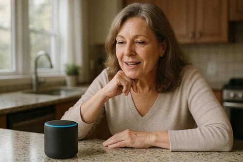 Assistant vocal et intelligence artificielle pour senior à domicile