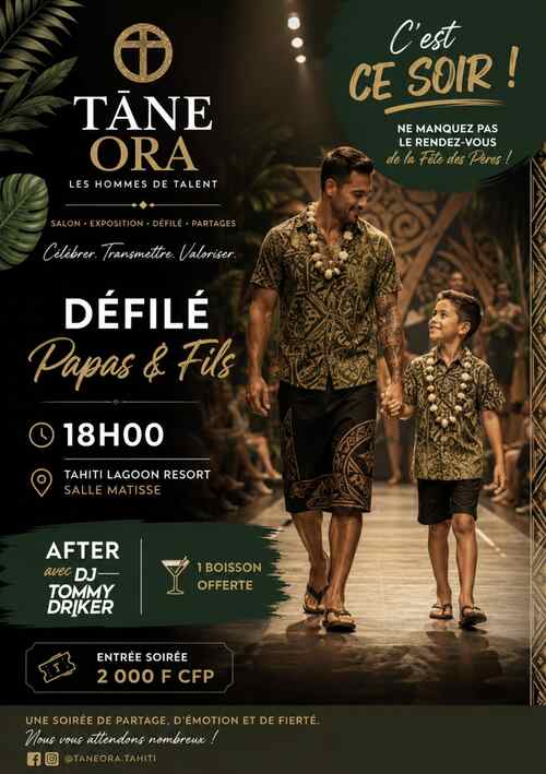 Dans le cadre de la Fête des pères, le salon d'exposition des hommes de talent Tāne Ora ouvrira ses portes jusqu'au samedi 20 juin inclus