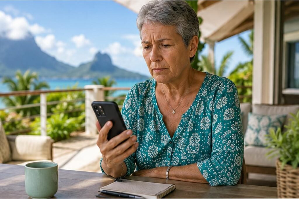 Démarchage téléphonique 2026 : personne vérifiant calmement un appel reçu sur son téléphone